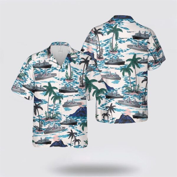 US Navy USS New York (LPD-21) Hawaiian Shirt – Beach Clothes Gifts For Military Personnel