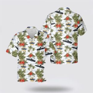 US Navy USS Texas (SSN-775) Hawaiian Shirt…