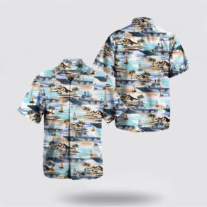 US Navy USS Tripoli (LHA-7) Hawaiian Shirt…