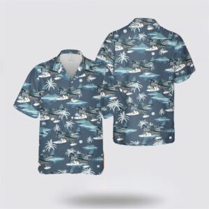 US Navy Vought OS2U Kingfisher Hawaiian Shirt…