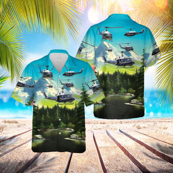 Uh-1n 1st Helicopter Hawaiian Shirt – Beachwear For Men – Best Hawaiian Shirts