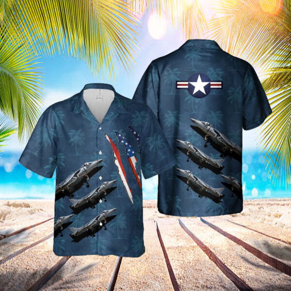 United States Marine Corps Boeing Av-8b(R) Harrier Ii+ Hawaiian Shirt – Beachwear For Men – Best Hawaiian Shirts
