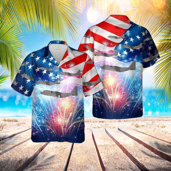 Us Air Force 15th Special Operations Squadron Mc-130h Combat Talon II, 4th Of July Hawaiian Shirt – Hawaiian Outfit For Men