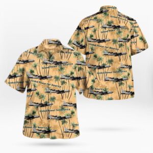 Us Air Force 2d Bomb Wing B-52 Stratofortress Hawaiian Shirt - Mens Hawaiian Shirt - US Air Force Gifts