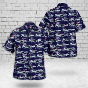 Us Air Force 49th Test And Evaluation Squadron B-52 Hawaiian Shirt - Mens Hawaiian Shirt - US Air Force Gifts
