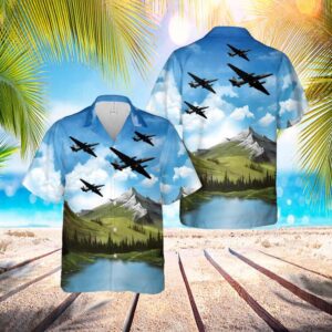 Us Air Force 5th Reconnaissance Squadron Lockheed U-2 Hawaiian Shirt - Hawaiian Outfit For Men