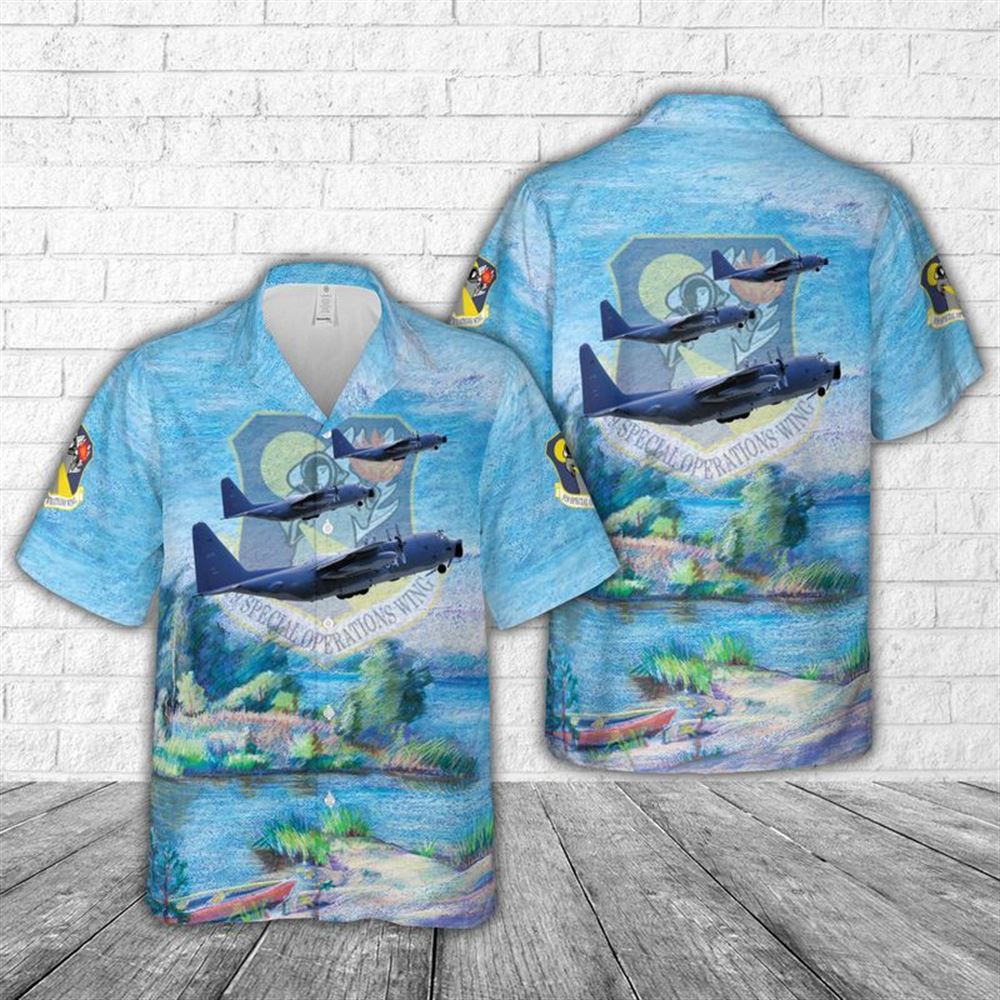 Us Air Force 919th Special Operations Wing Mc-130e Combat Talon I Hawaiian Shirt – Hawaiian Outfit For Men Us Air Force 919th Special Operations Wing Mc-130e Combat Talon I Hawaiian Shirt – Hawaiian Outfit For Men