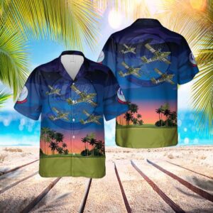 Us Air Force 98th Flying Training Squadron Uv-18b Twin Otter Hawaiian Shirt - Hawaiian Outfit For Men