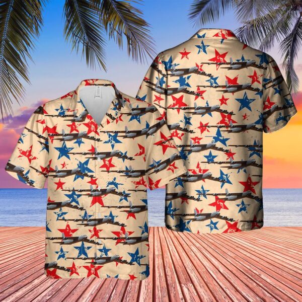 Us Air Force Boeing B-52h Stratofortress Hawaiian Shirt – Beachwear For Men – Best Hawaiian Shirts