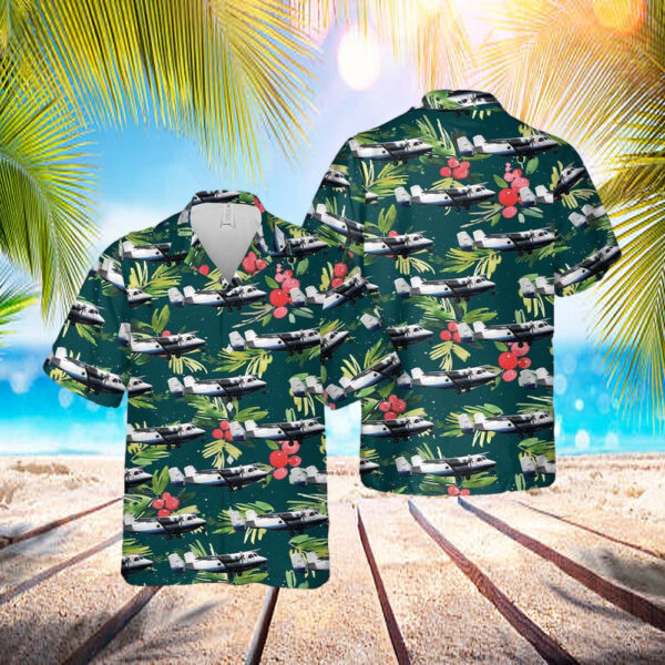 Us Air Force C-145a Skytruck Light Twin-Engine Aircraft Hawaiian Shirt – Beachwear For Men – Best Hawaiian Shirts