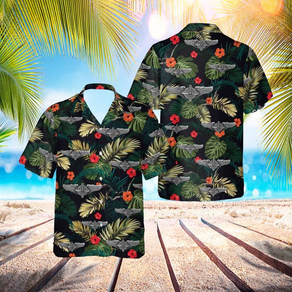 Us Air Force Flight Engineer Wings (Basic) Hawaiian Shirt – Hawaiian Outfit For Men Us Air Force Flight Engineer Wings (Basic) Hawaiian Shirt – Hawaiian Outfit For Men