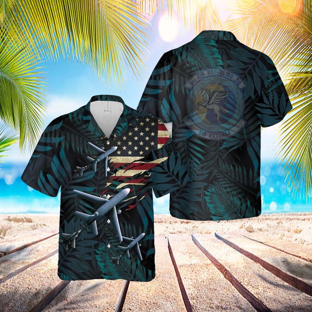 Us Air Force Kc-10 Extender 6th Air Refueling Squadron Hawaiian Shirt – Hawaiian Outfit For Men Us Air Force Kc-10 Extender 6th Air Refueling Squadron Hawaiian Shirt – Hawaiian Outfit For Men