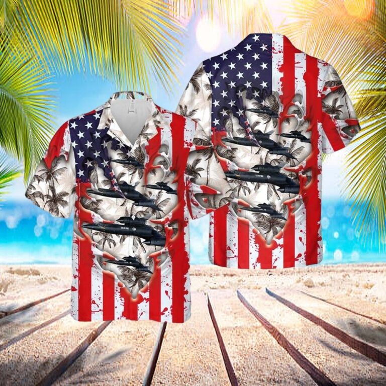 Us Air Force Lockheed A-12 Hawaiian Shirt - Hawaiian Outfit For Men ...