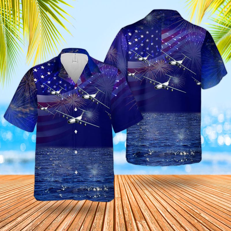 Us Air Force Lockheed C-141 Starlifter Hanoi Taxi Hawaiian Shirt – Beachwear For Men – Best Hawaiian Shirts