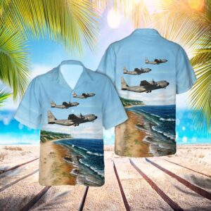 Us Air Force Lockheed Martin Wc-130j Hercules 96-5302 Hurricane Hunter Hawaiian Shirt – Hawaiian Outfit For Men