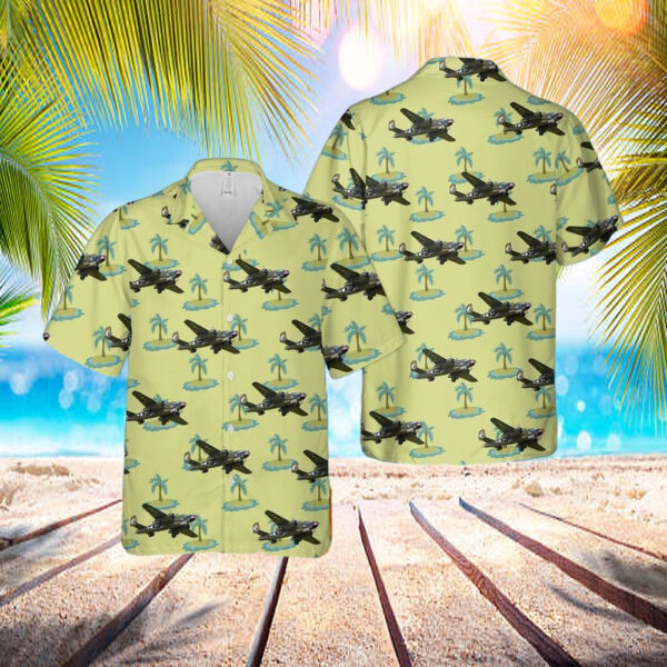 Us Air Force North American B-25j Mitchell 0934 Bettys Dream (N5672v) Hawaiian Shirt – Beachwear For Men – Best Hawaiian Shirts