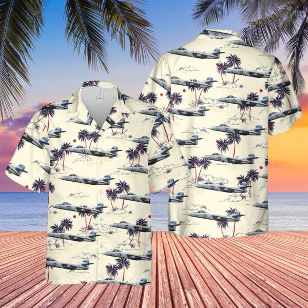 Us Air Force Northrop Ya-9a Hawaiian Shirt – Beachwear For Men – Best Hawaiian Shirts