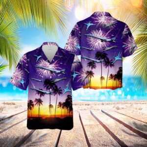 Us Air Force Rockwell B-1 Lancer Hawaiian Shirt – Hawaiian Outfit For Men – Gift For Young Adult