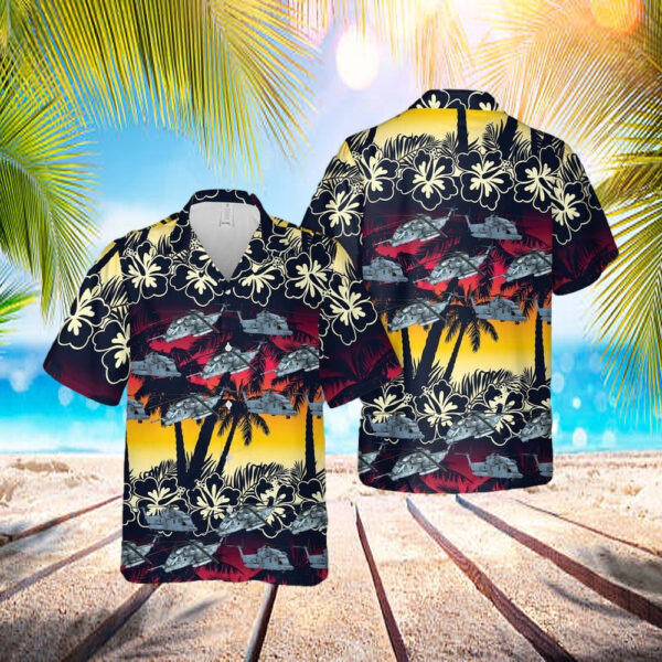Us Air Force Sikorsky Mh-53 Pave Low Hawaiian Shirt – Beachwear For Men – Best Hawaiian Shirts