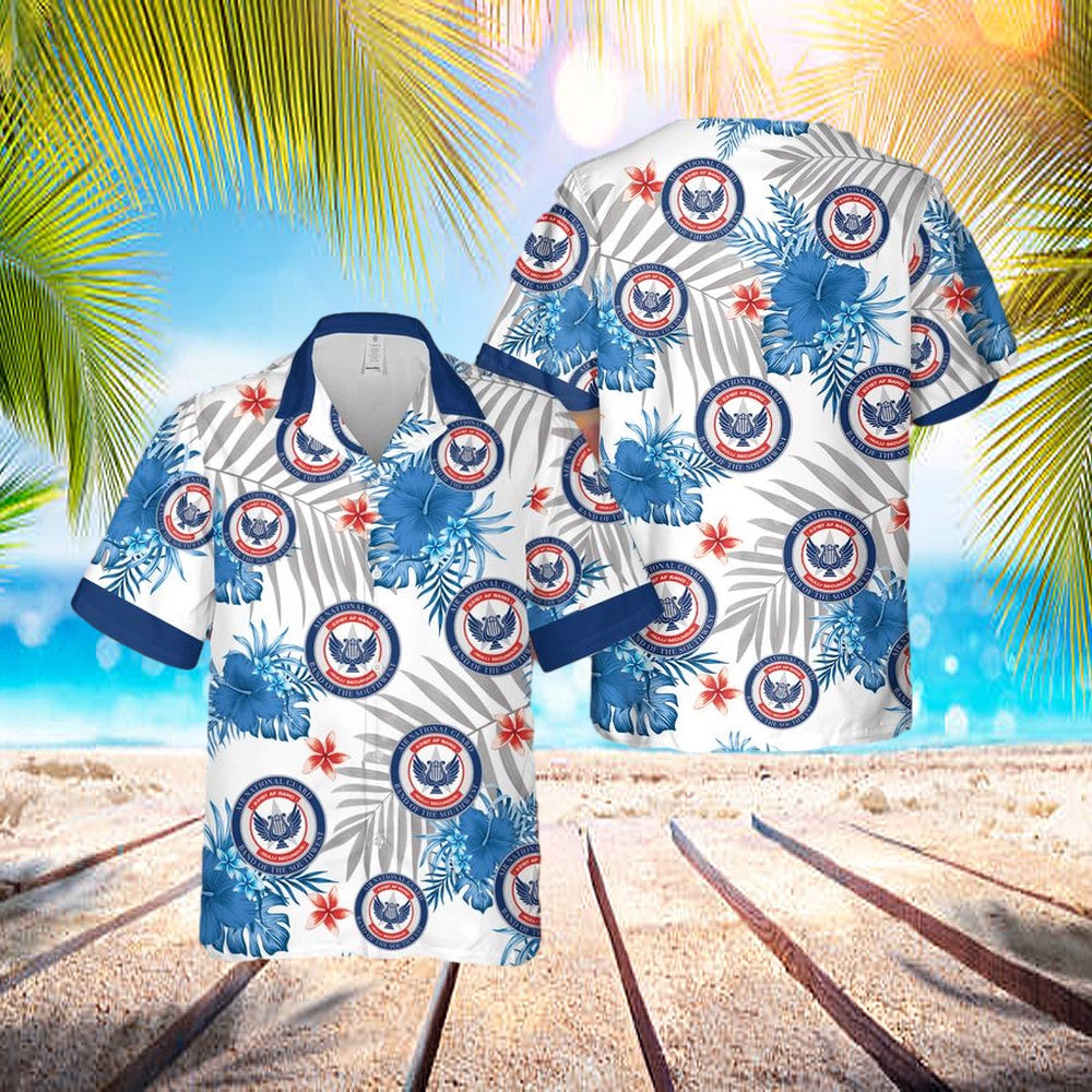 Us Air Force Texas Air National Guard, Band Of The Southwest, 531st Air Force Band Hawaiian – Beachwear For Men – Best Hawaiian Shirts