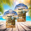 Us Air Force (Usaf) Mcdonnell Douglas F-4c Phantom Ii Hawaiian Shirt – Beachwear For Men – Best Hawaiian Shirts