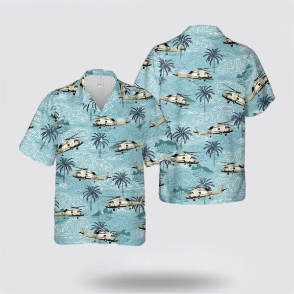 Us Navy Sikorsky SH-60 Seahawk Hawaiian Shirt – Beach Clothes Gifts For Military Personnel