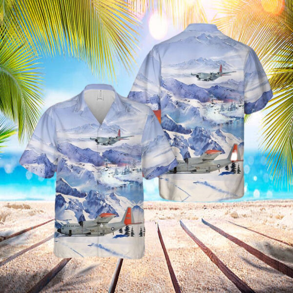 Usaf New York Air National Guard 109th Airlift Wing Lc-130 Skibird Hawaiian Shirt – Beachwear For Men – Best Hawaiian Shirts
