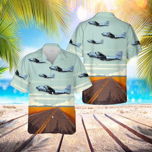 Usaf Texas Air National Guard 181st Airlift Squadron Lockheed C-130h-Lm Hercules Hawaiian Shirt – Beachwear For Men – Best Hawaiian Shirts