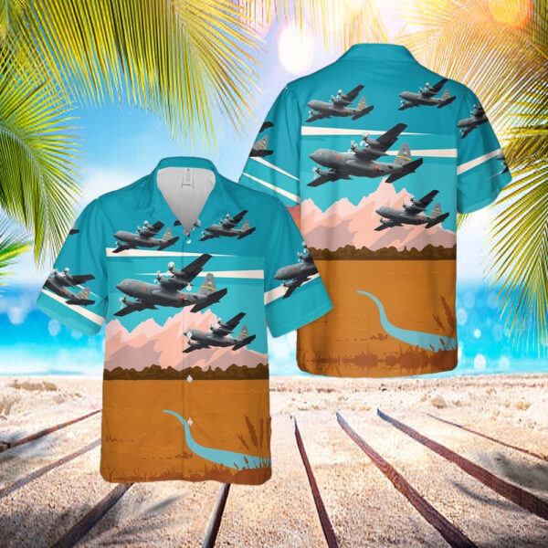 Usaf Wyoming Air National Guard’s 153rd Airlift Wing Hawaiian Shirt – Beachwear For Men – Best Hawaiian Shirts