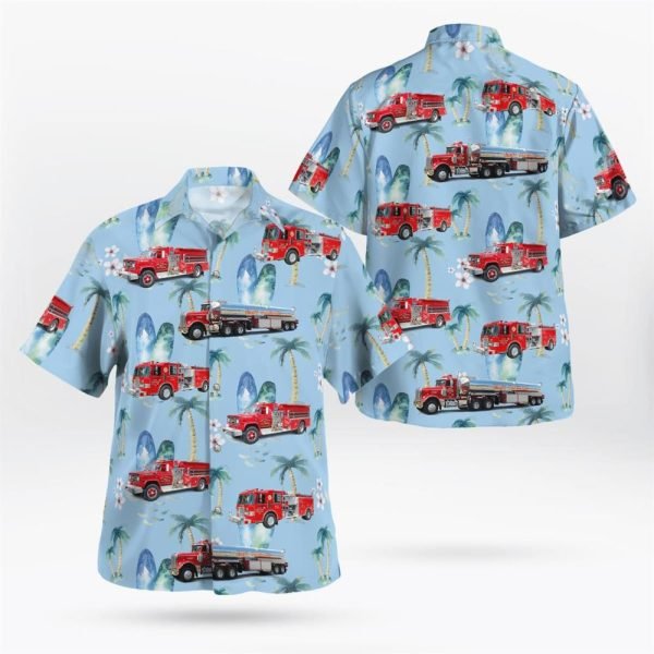 Vineland, New Jersey, Buena Vista Township Fire Department No12 Hawaiian Shirt – Gifts For Firefighters In NJ