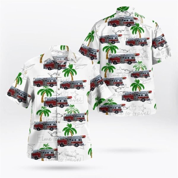 Vineland, New Jersey, South Vineland Fire Company Hawaiian Shirt – Gifts For Firefighters In Vineland, NJ