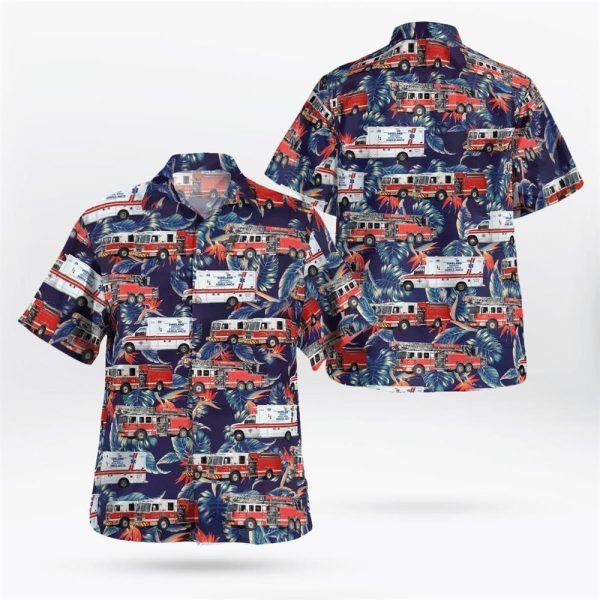 Vineland, New Jersey, Vineland Fire Department Hawaiian Shirt – Gifts For Firefighters In Vineland, NJ