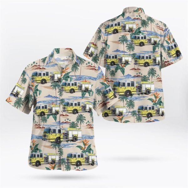 Walpole, New Hampshire, Walpole Fire Department Hawaiian Shirt – Gifts For Firefighters In Walpole, NH