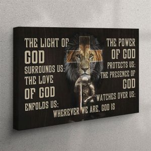 Warrior Lion Of Judah Canvas Warrior Prayer For Protection Canvas Wall Art Print Christian Wall Art Canvas pnq092.jpg