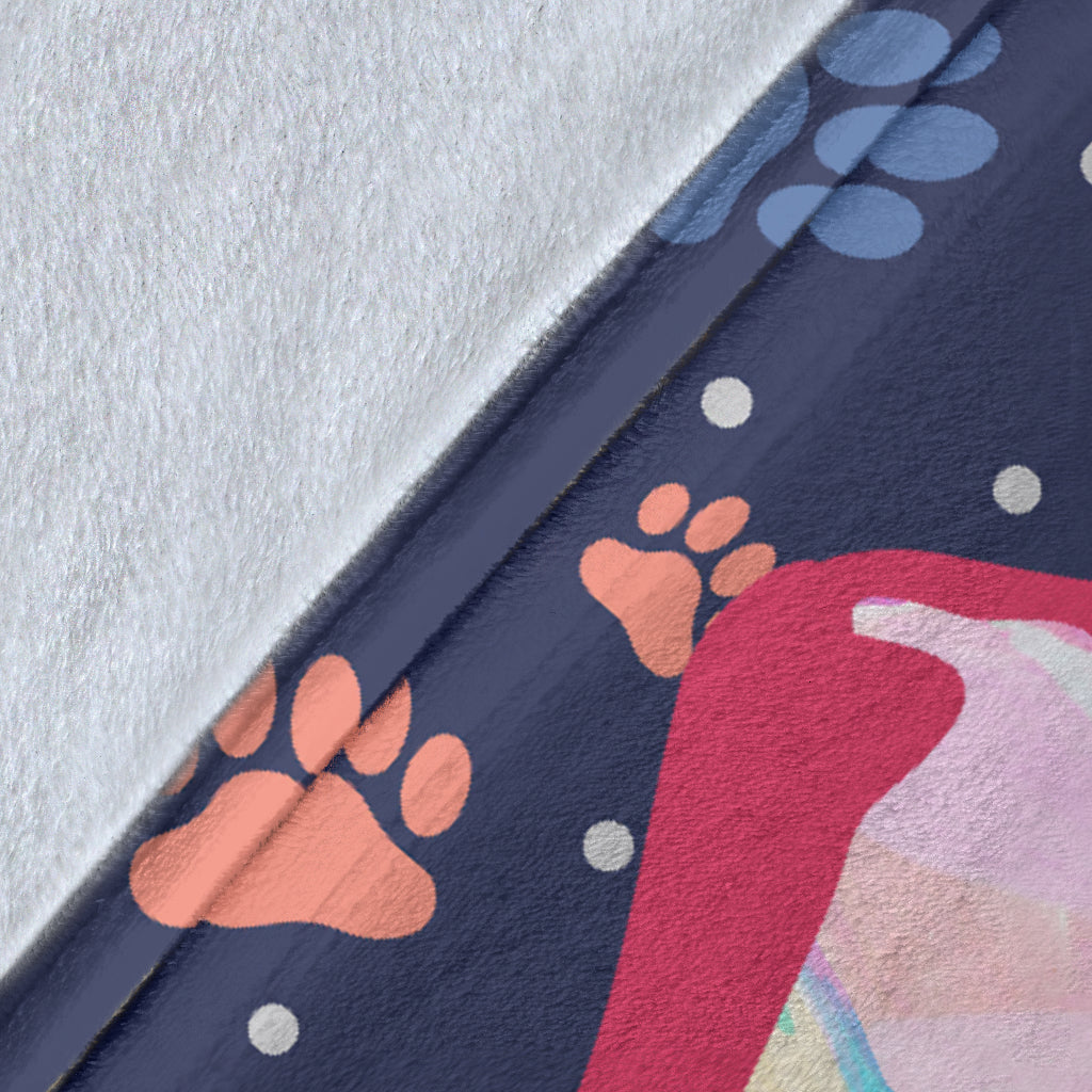 Watercolor Dachshund  Fleece Throw Blanket – Pendleton Sherpa Fleece Blanket – Gifts For Dog Lover