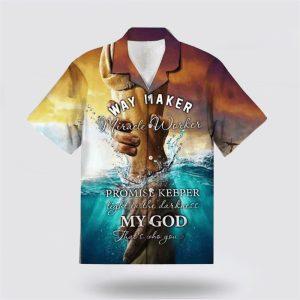 Way Maker Miracle Worker Christian Hawaiin Shirt…
