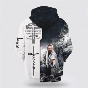 Way Maker Miracle Worker Promise Keeper Hand Of God All Over Print 3D Hoodie Gifts For Christians 2 vptrf0.jpg
