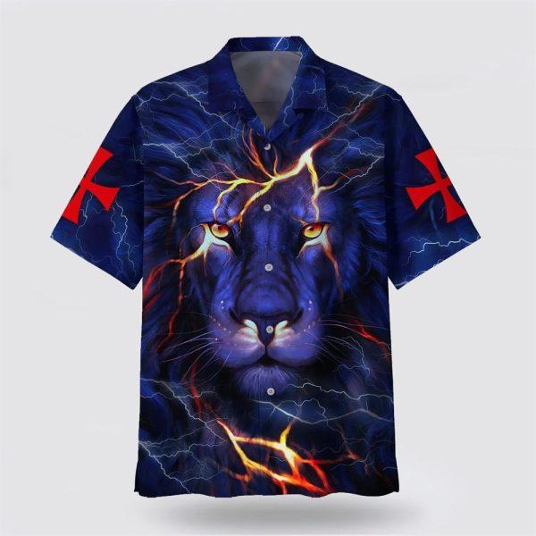 Way Maker Miracle Worker Promise Keeper Light In The Darkness My God That Is Who You Are Lion Hawaiian Shirt – Gifts For Christian Families