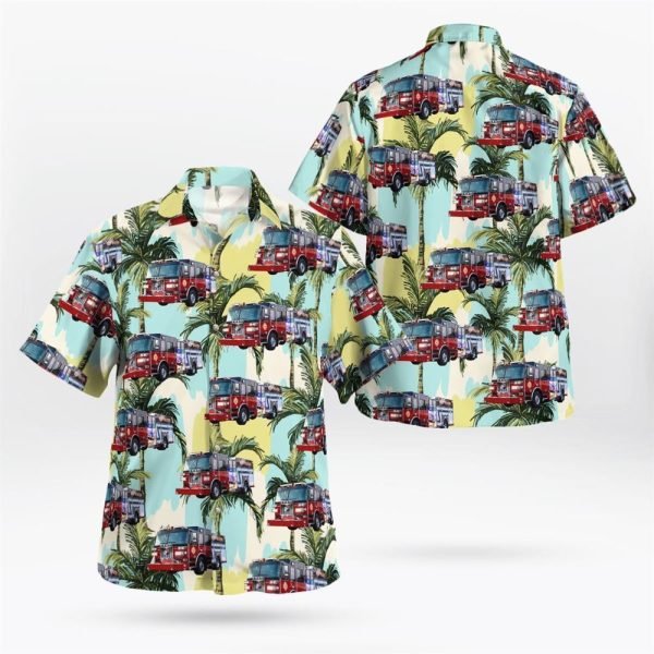 Webster, New York, West Webster Fire Department Hawaiian Shirt – Gifts For Firefighters In Webster, NY