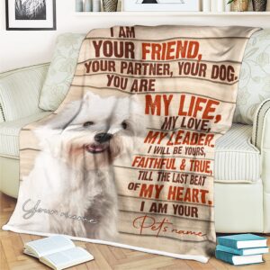West Highland White Terrier  Fleece Throw Blanket - Pendleton Sherpa Fleece Blanket - Gifts For Dog Lover