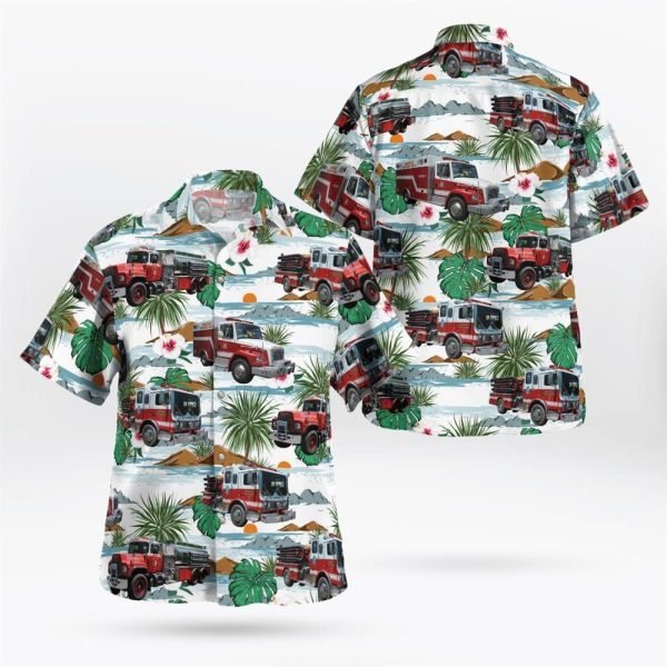 Westchester County, New York, Banksville Independent Fire Department Hawaiian Shirt – Gifts For Firefighters In Westchester County, NY