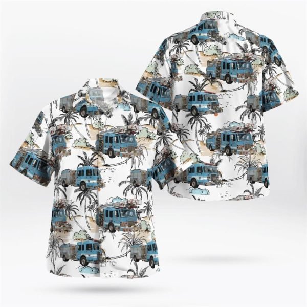 Whitman Square Fire Company, Sewell, New Jersey Hawaiian Shirt – Gifts For Firefighters In Sewell, NJ