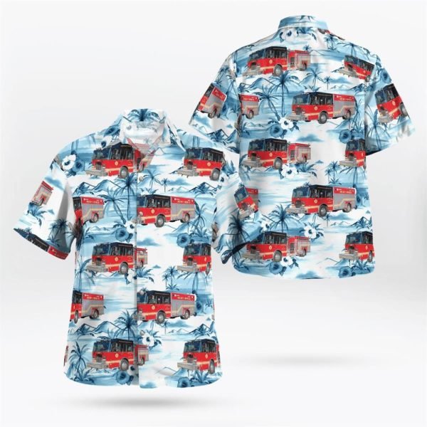 Williamstown, New Jersey, Buena Vista Township Fire Hawaiian Shirt – Gifts For Firefighters In Williamstown, NJ