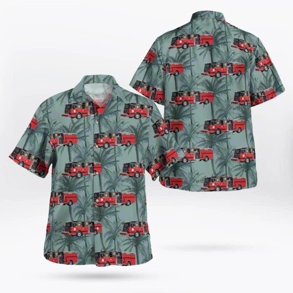 Yaphank Fire Department, Yaphank, New York Hawaiian Shirt – Gifts For Firefighters In Yaphank, NY