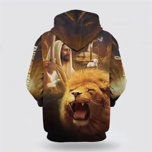 Yellow Jesus Lion Cross All Over Print Hoodie Shirt Gifts For Christian Families 2 grvot1.jpg