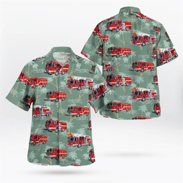 Yorktown Heights, Westchester County, New York, Yorktown Heights Fire Department Hawaiian Shirt – Gifts For Firefighters In Yorktown Heights, NY