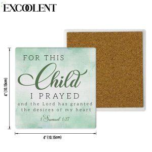 1 Samuel 127 For This Child I Prayed Stone Coasters Coasters Gifts For Christian 4 aqblqu.jpg