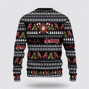 3D Santa Village Firefighter Ugly Sweater Christmas Gifts For Firefighters 2 tn8jdz.jpg