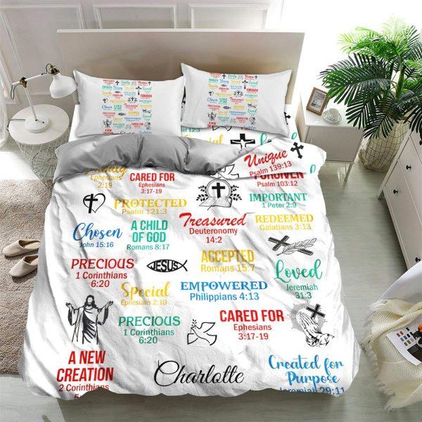 A Child of God Christian Quilt Bedding Set – Christian Gift For Believers