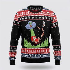 Alien Christmas T1611 Ugly Christmas Sweater –…